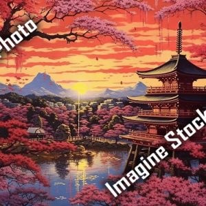 京都の浮世絵風アート100枚